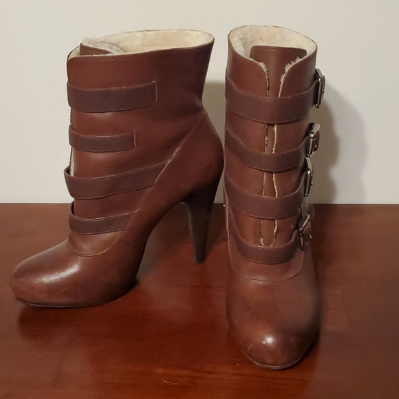 Gianni Bini sherpa lined booties,size 9 - Picture 2 of 9